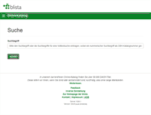 Tablet Screenshot of katalog.blista.de